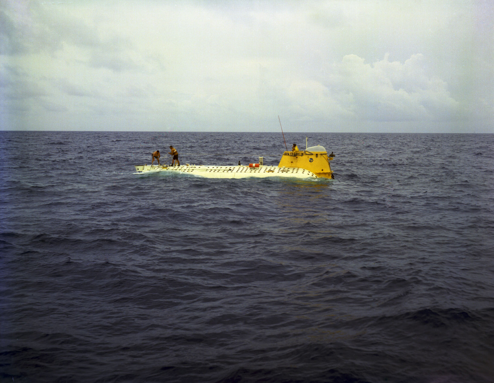 Ben Franklin submarine in 1969